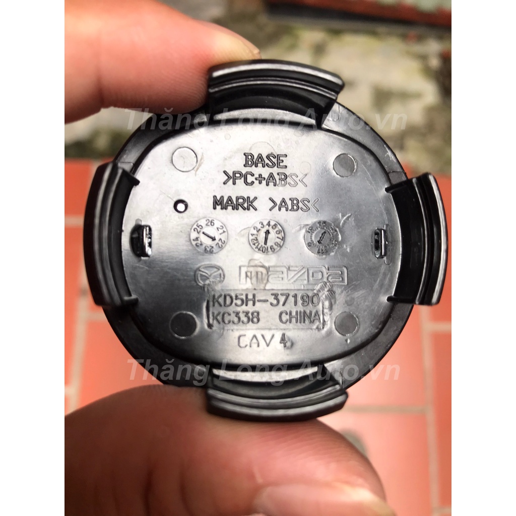 Ốp chụp mâm logo Mazda - Logo ốp vành lazang xịn theo xe mazda  chất liệu nhựa ABS cao cấp