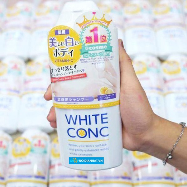 Sữa tắm trắng da dưỡng ẩm White Conc Body Vitamin C Nhật Bản 360ml