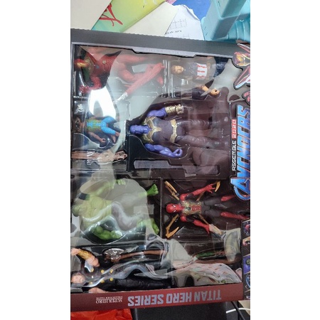 Bộ đồ chơi mô phỏng phim hoạt hình Siêu hot 10 nhân vật anh hùng mẫu mới 2022 khớp cử động được Titan Avenger kt 41*36*8