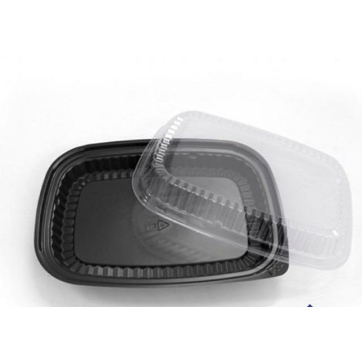 50 Hộp nhựa đế đen salat HT203
