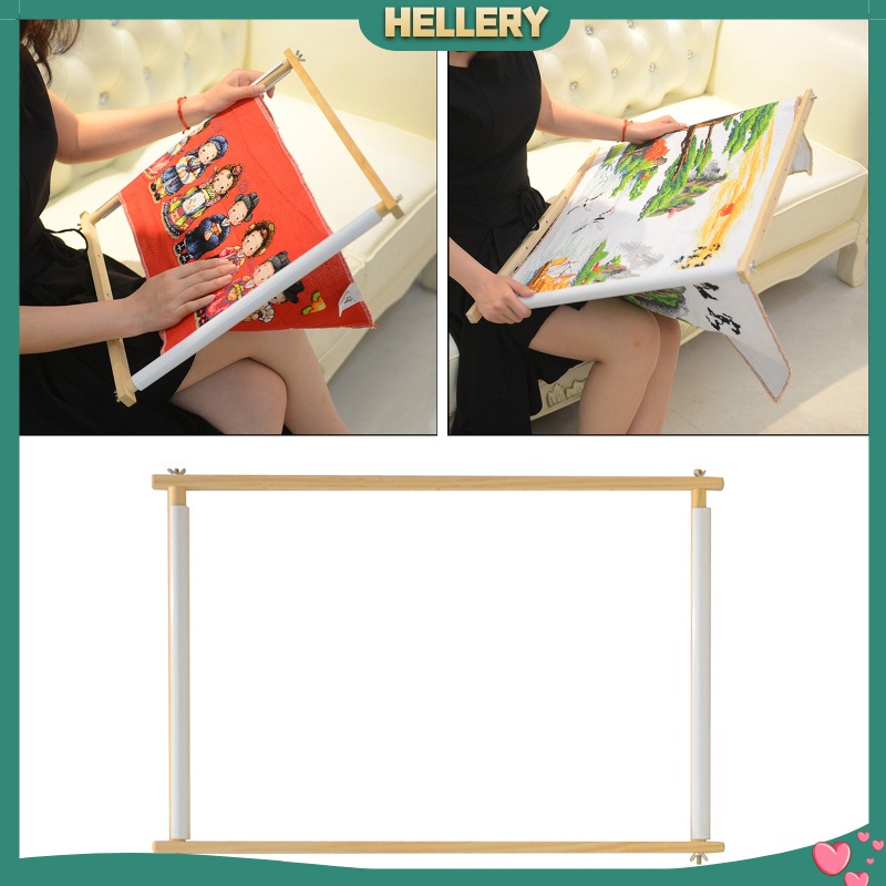 Khung Thêu Tranh Chữ Thập Bằng Gỗ DIY