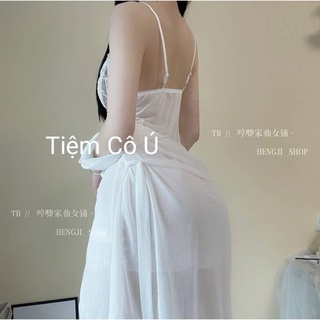 Đầm voan kèm choàng bigsize