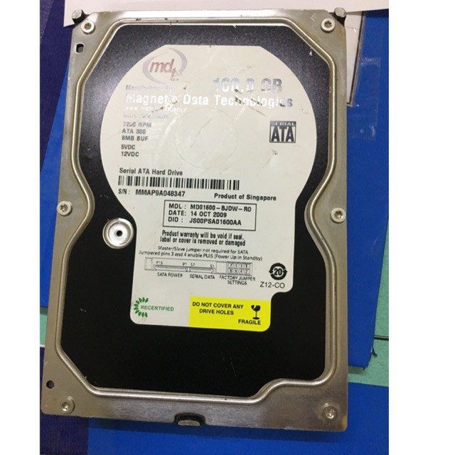 Ổ cứng PC, máy tính để bàn 160gb đã test bằng 3 phần mềm, không bad, không sector sức khoẻ 100% | BigBuy360 - bigbuy360.vn