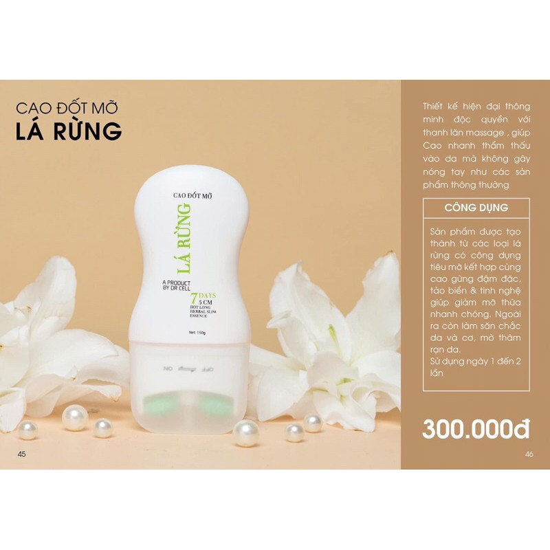 (Chính hãng DR Cell) kem tan mỡ tốt nhất thị trường