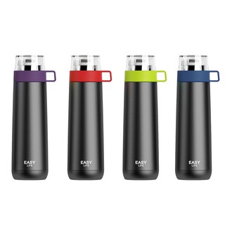 Bình giữ nhiệt Easy life Thermos dạng phích có nắp cốc tiện lợi dung tích 500ml bình inox 304 giữ nhiệt cực tốt đến 15h