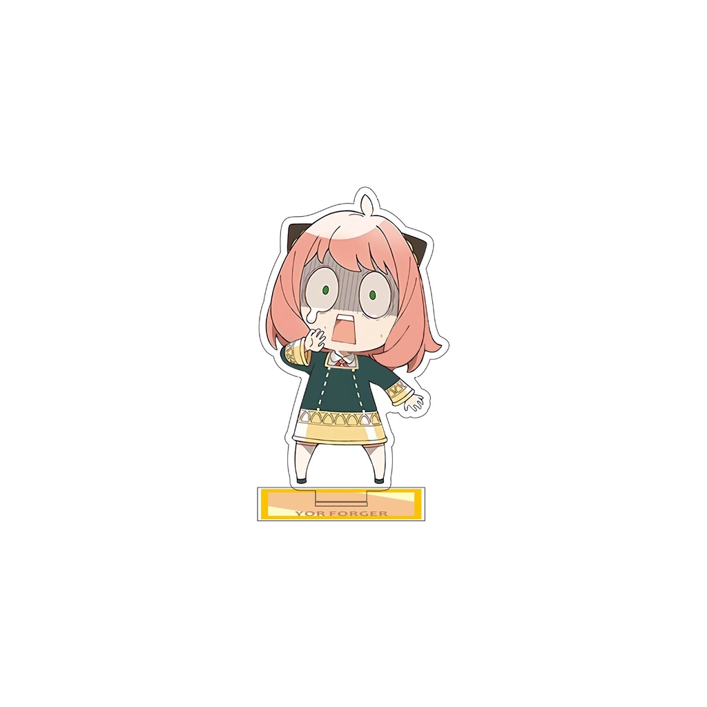 Standee mini SPY X FAMILY ver HOẢNG LOẠN mô hình Gia Đình Điệp Viên anime chibi tượng mica trang trí