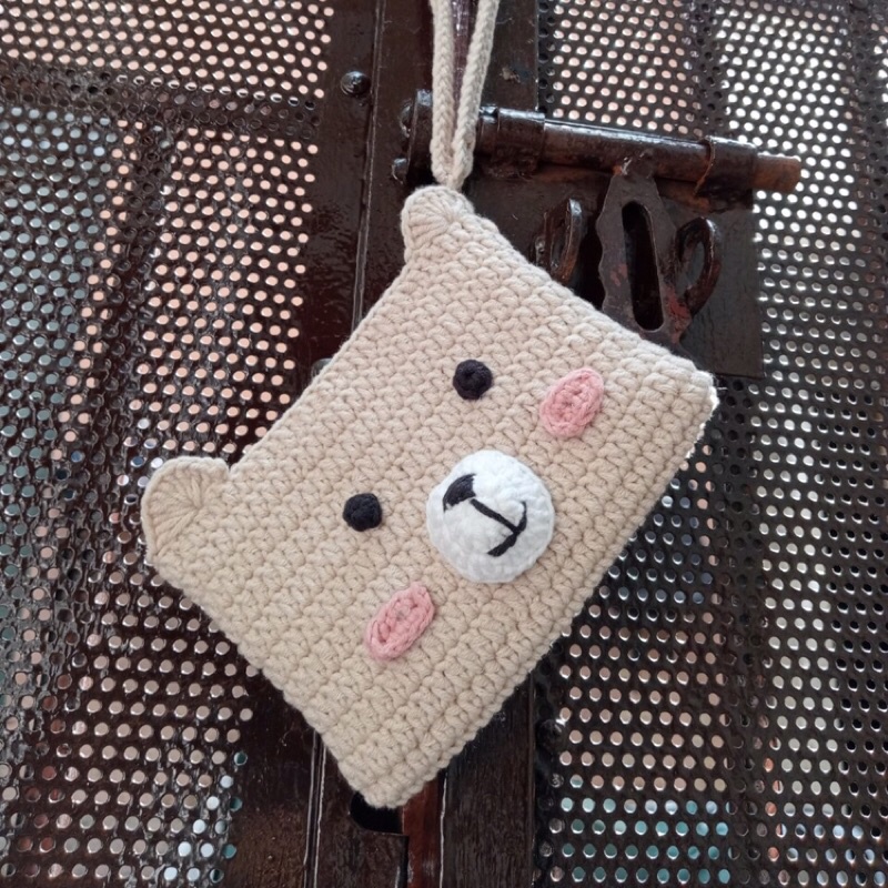 Túi len hình con ếch và gấu dễ thương đáng yêu