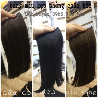 [Ảnh+video thật] phím kẹp PHỒNG CHÂN TÓC, tóc giả KẸP PHỒNG TÓC(1 phím kẹp)