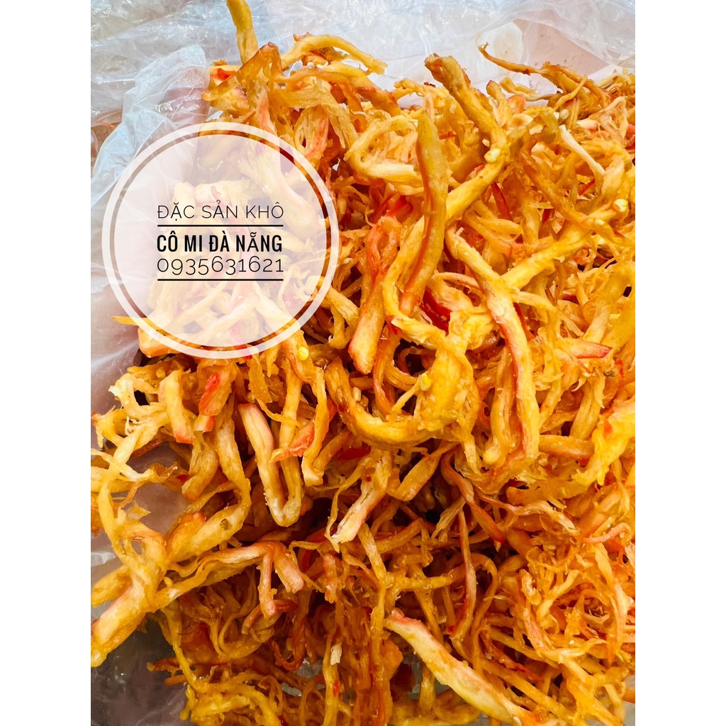 Khô mực sốt kem phô mai 500gr- loại mềm ngon ăn vặt Đà Nẵng