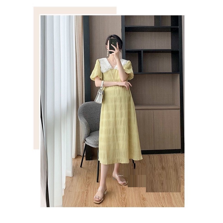 [Mã FAMARAL2 giảm 10K đơn 50K] Váy Bầu Đầm Bầu Xinh DIỆN TẾT LUNG LINH A2334