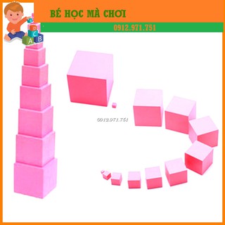 Tháp hồng Montessori - size to