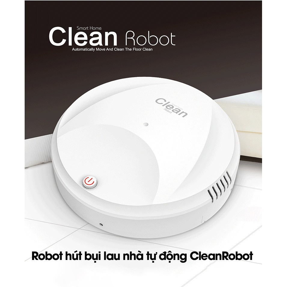 ROBOT HÚT BỤI LAU NHÀ TỰ ĐỘNG CLEANROBOT - GRB02