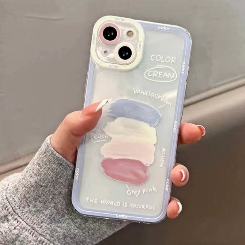 Ốp Điện Thoại Silicon Mềm Trong Suốt Chống Sốc Sơn Dầu Cho Iphone 13 12 11 Pro MAX X XR XS MAX 6 7 8 Plus