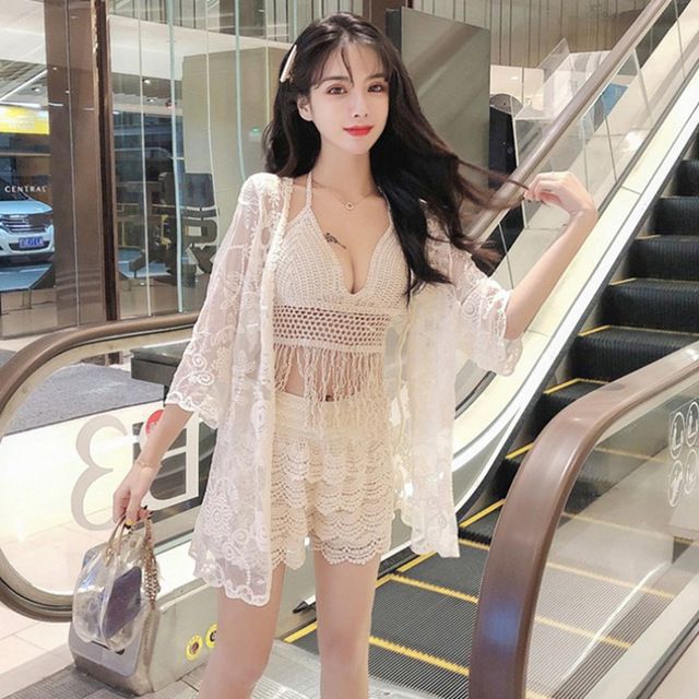 Set len đan đi biển( không kèm khoác)