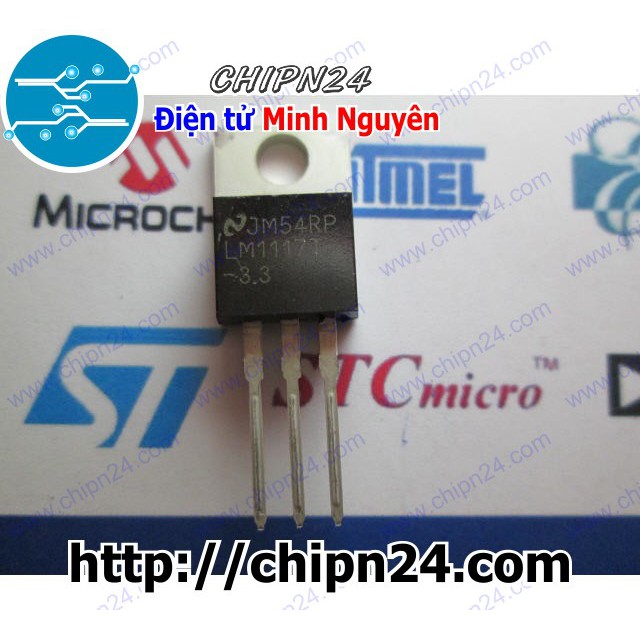 [2 CON] IC LM1117T-3.3V TO-220 (LM1117 3V3 1A)