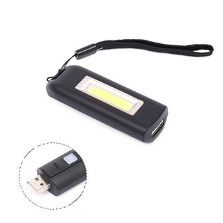 Đèn pin mini cob led có móc khóa tiện lợi