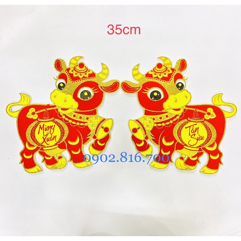 Bộ hình dán nổi hình hai chú Cọp trang trí tết năm NHÂM DẦN 2022 trang trí tết chữ Việt | BigBuy360 - bigbuy360.vn