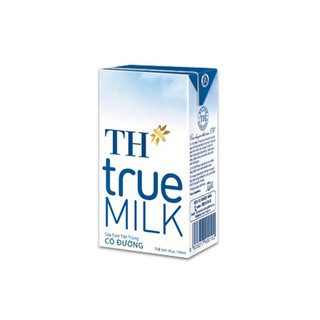 Sữa tươi TH TrueMilk có đường 110ml lốc 4 hộp