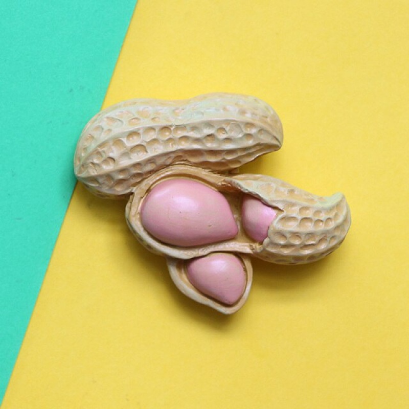 Nam Châm Dán Tủ Lạnh Hình Rau Củ Quả / Ớt / Nấm 3D Độc Đáo