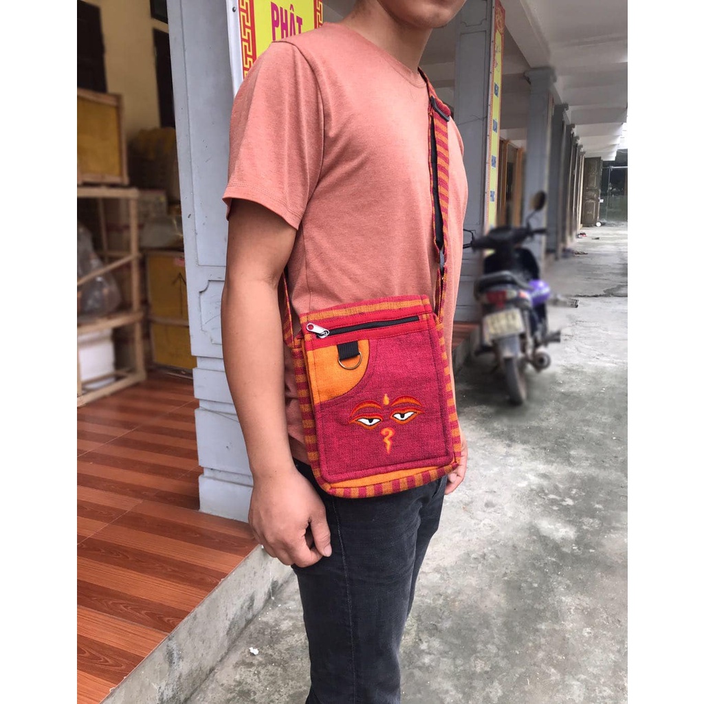 [PHÁP BẢO MINH CHÂU] Túi vải Nepal 100% cotton