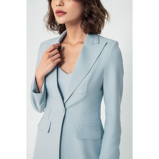 Set vest blazer nữ Merly MAIIMER dáng ôm