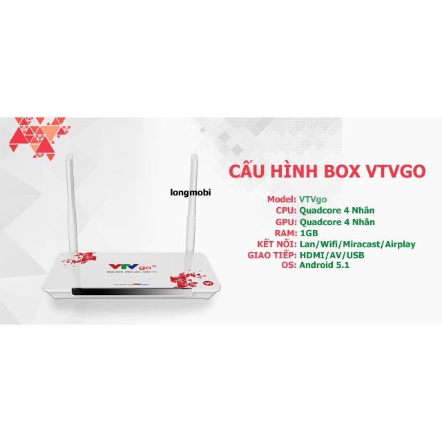 VTV go Smart TV đầu thu VTV kỹ thuật số kết nối WIFI