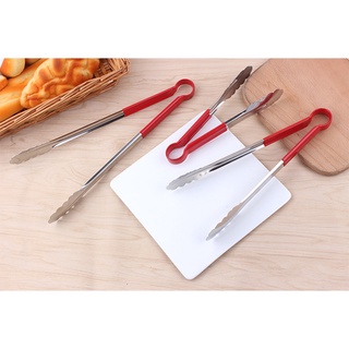 Kẹp gắp đồ nóng, thức ăn inox cán đỏ