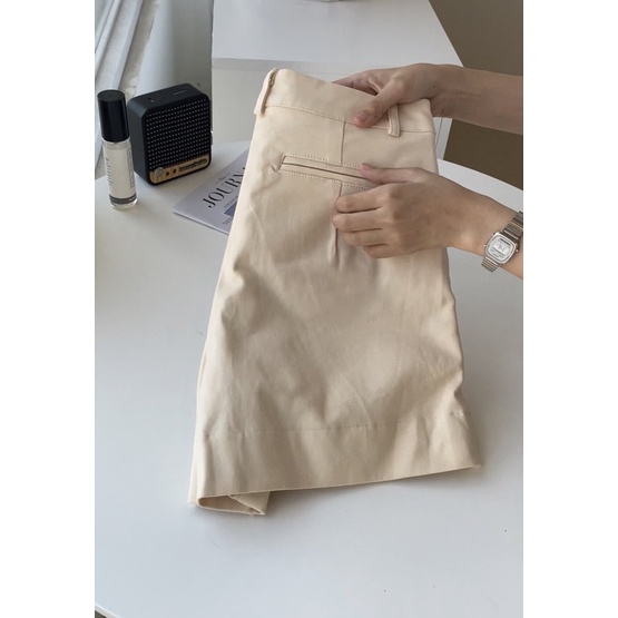 Quần short 2 lớp kaki mềm dày Dori