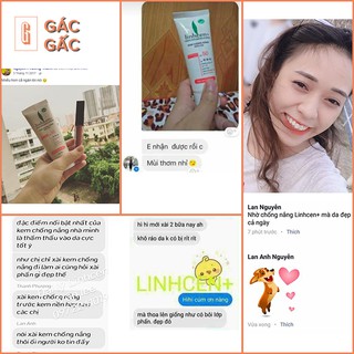Kem Chống Nắng Vật Lý Lúa Mạch Hữu Cơ Linhcen [50G]