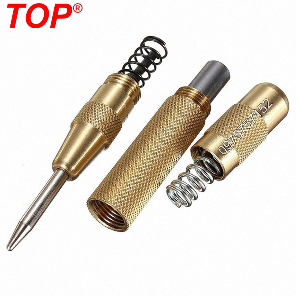 ⚜️FREESHIP⚜️ Đục lấy dấu tự động (Bung tu) thép S2 cao cấp dài 155mm TOP, dụng cụ phá kính thoát hiểm, dụng cụ định vị