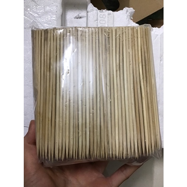 Tăm xiên gói 500g dài 15cm to đẹp
