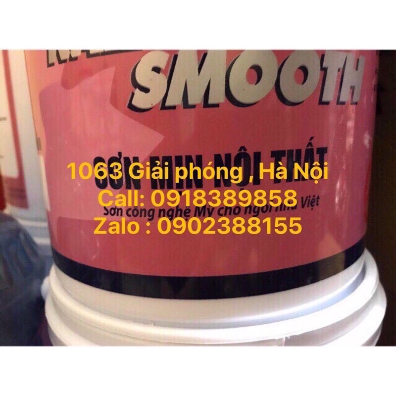 sơn nội thất kalada 5 lít- màu hồng