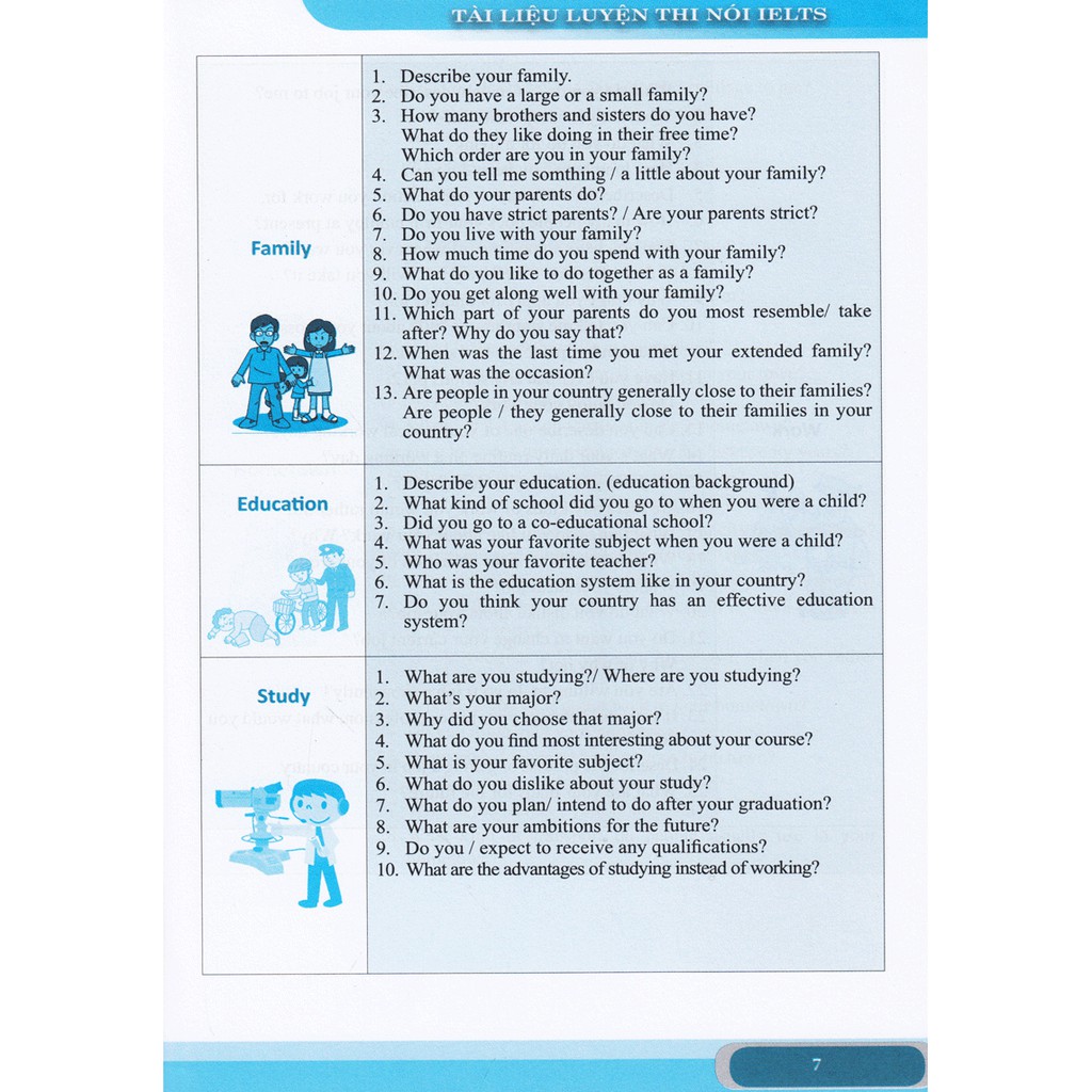 Sách - Tài Liệu Luyện Thi Nói IELTS - The IELTS Speaking Topics With Answers