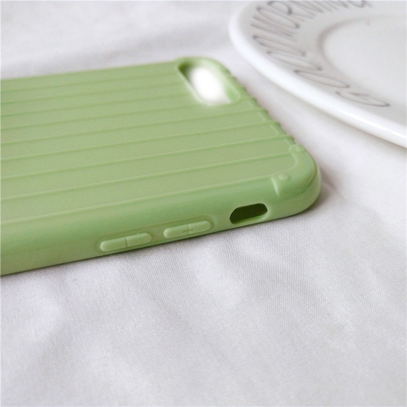 Ốp lưng Iphone vali FREESHIP 50KTPU+Silicone mềm in hình trái cây xinh xắn cho iPhone 6 6s 6plus 8plus X XS
