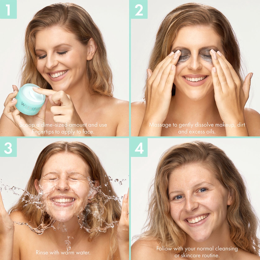 Wishful bơ tẩy trang 35$ dưỡng da clean genie cleansing butter boxycharm