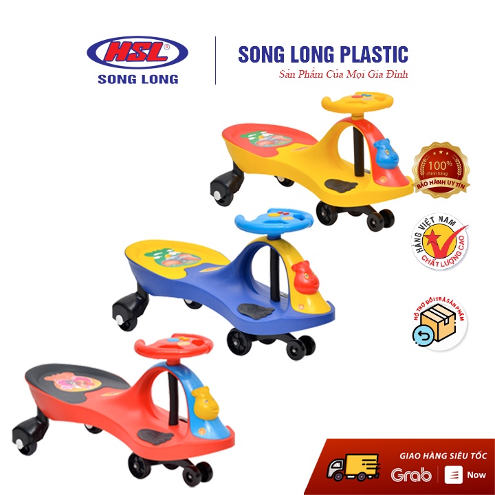 Xe lắc trẻ em có nhạc không tựa - 1258 - Song Long Plastic