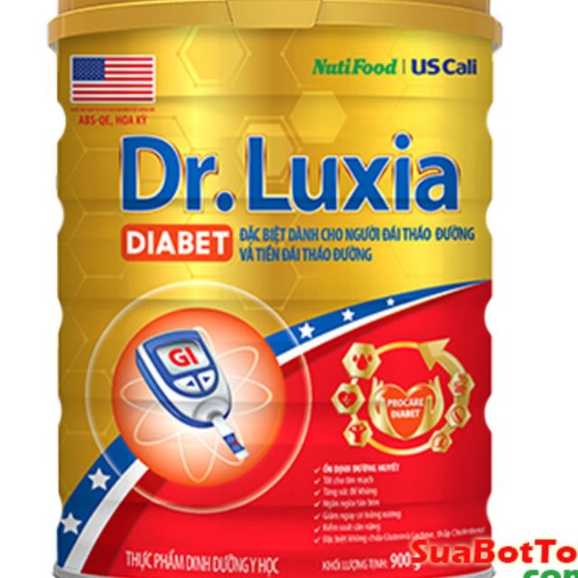 Sữa DR.LUXIA DIABET dành cho người tiểu đường 900g