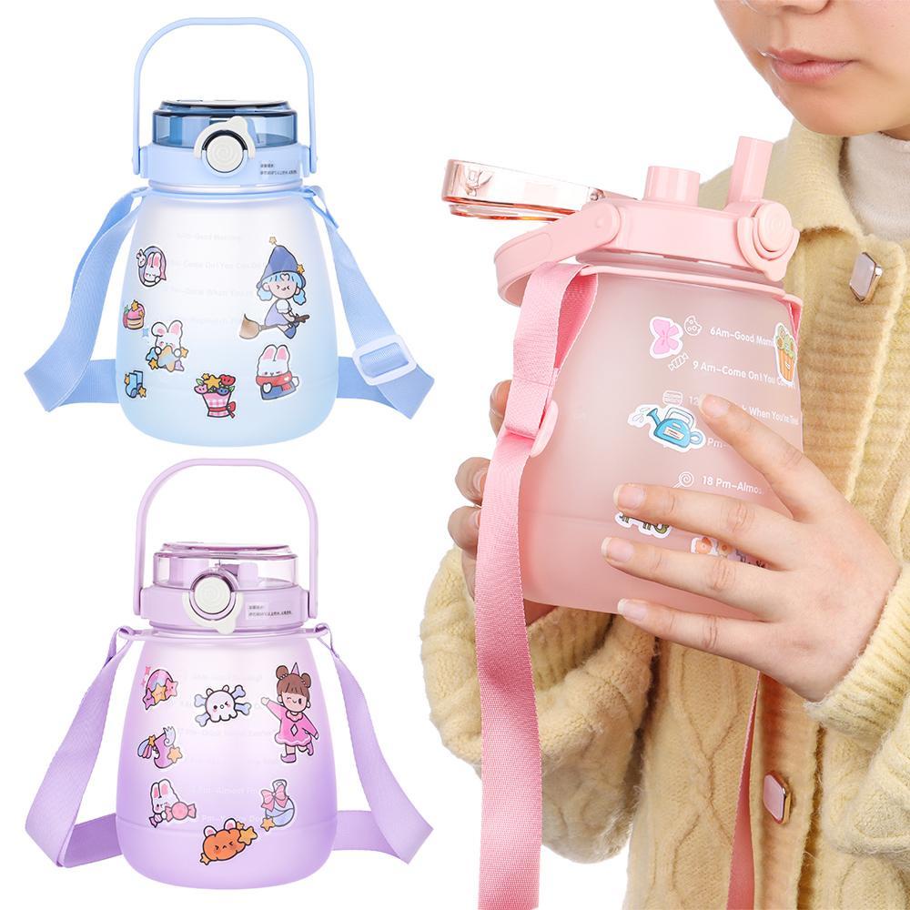 PISTA Bình Đựng Nước 1300ML Màu Sắc Tuyến Tính