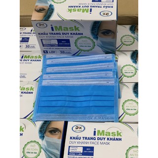 [Chính hãng] Khẩu trang 4 lớp IMASK - Hộp 50 chiếc