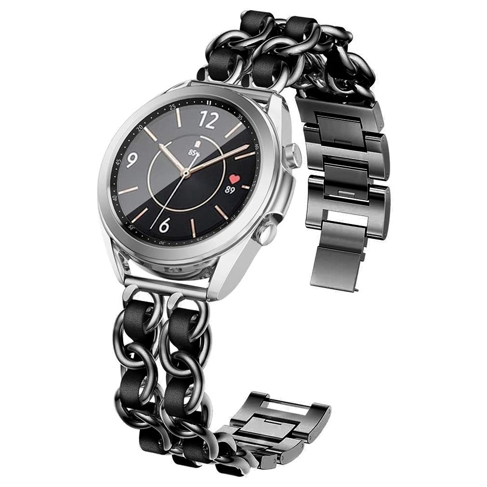 Dây Đeo Dạng Xích Cho Đồng Hồ Thông Minh Samsung Galaxy Watch 3 41mm 45mm Gear 2 Neo S2 S3 S4