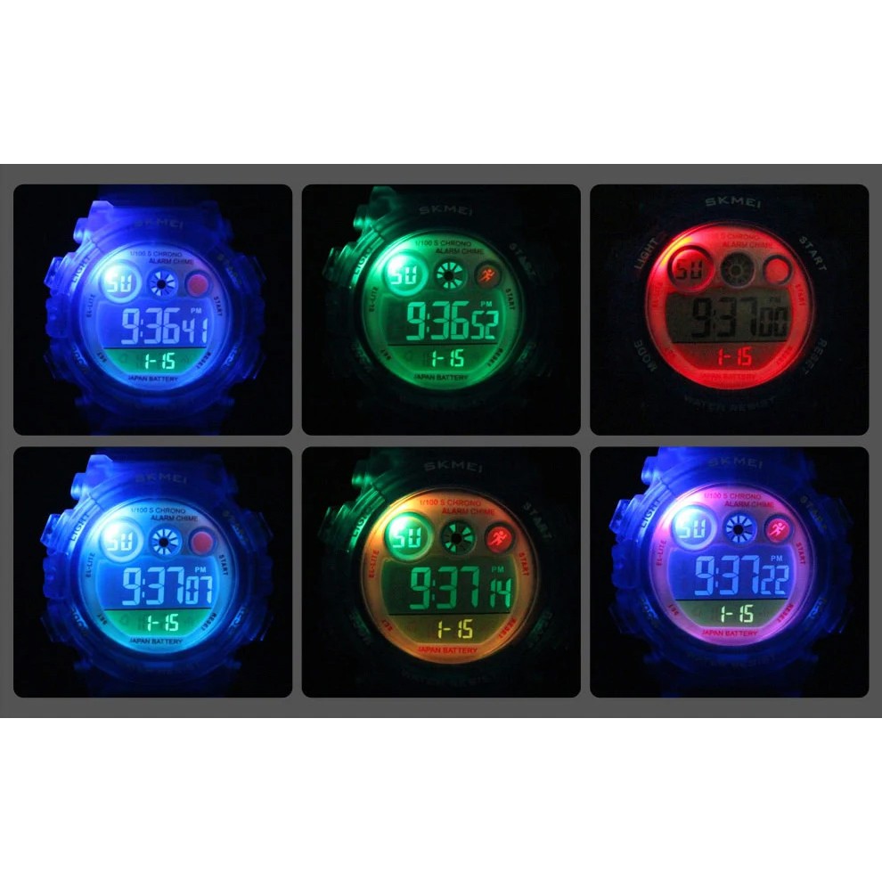 Đồng hồ trẻ em SKMEI 1451 điện tử Đèn LED nhiều màu sắc - Tặng kèm Hộp và Pin