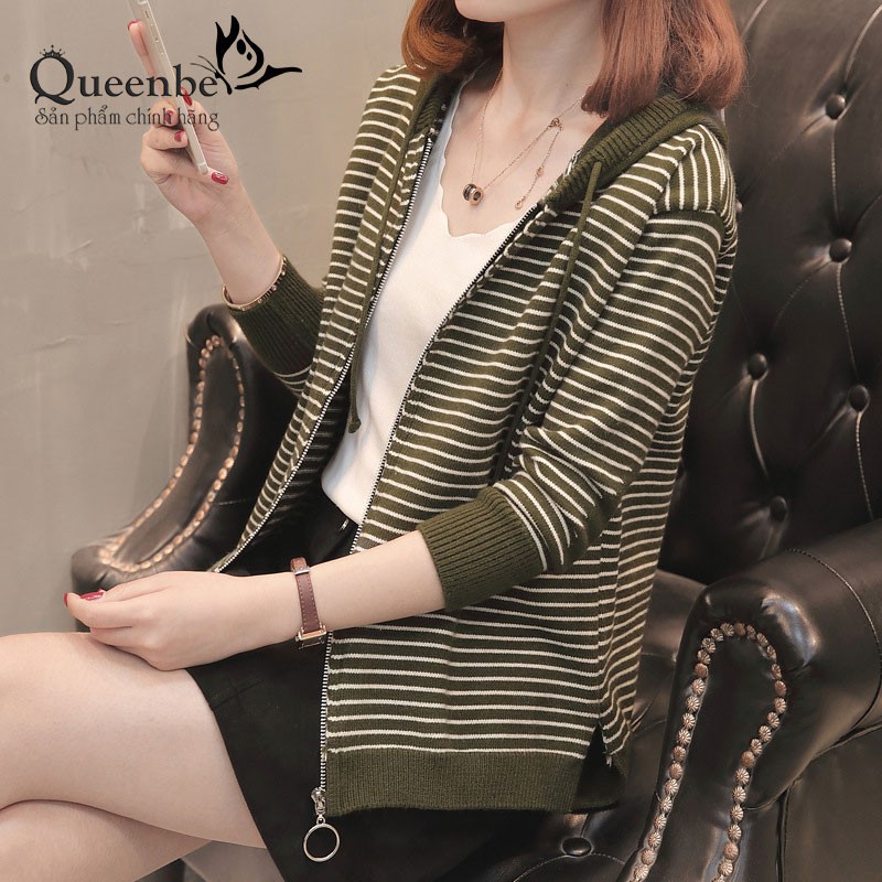 Áo choàng len áo khoác nữ đẹp Queenbe GLA217 Cuocsongvang