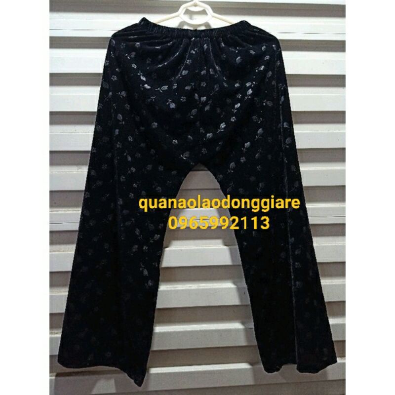 Quần nhung bà già
