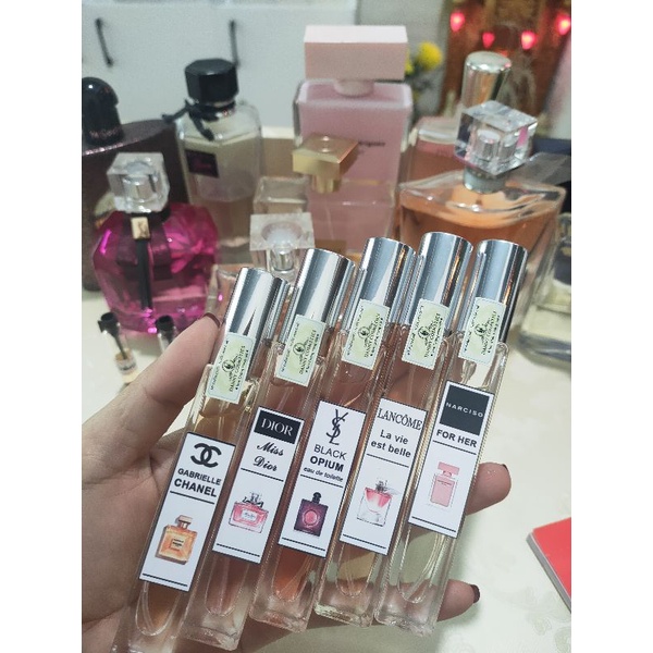 Nước hoa chính hãng chiết 10ml bao nước và độ lưu hương