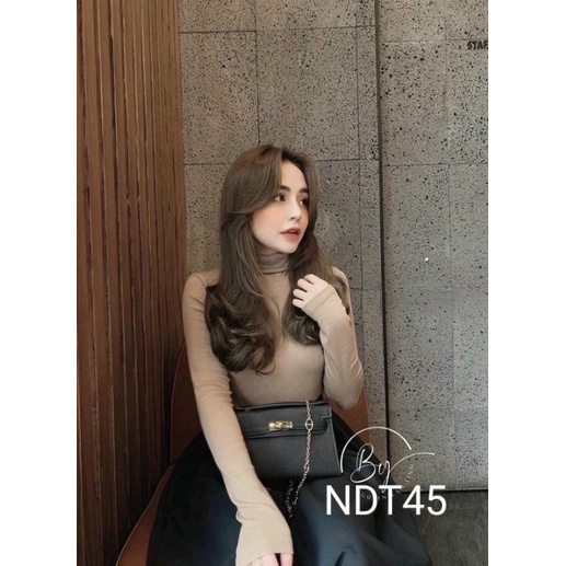 Áo croptop tay dài cỗ lọ chất vải Borip xịn Shop Cam Kết Hàng Y Hình Kèm Ảnh Thật Chính Chủ ( Size từ 40-53kg )