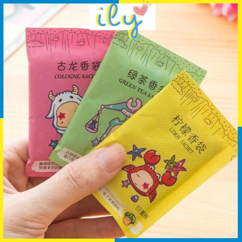 Túi thơm mini để tủ quần áo 12 cung hoàng đạo ILY
