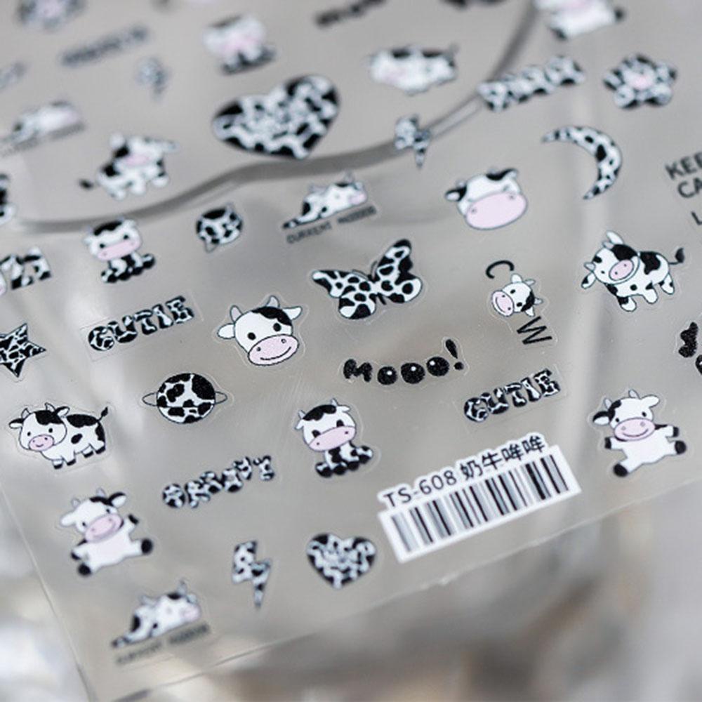 Miếng Dán Trang Trí Móng Tay 5D DIY Hình Bươm Bướm Xinh Xắn