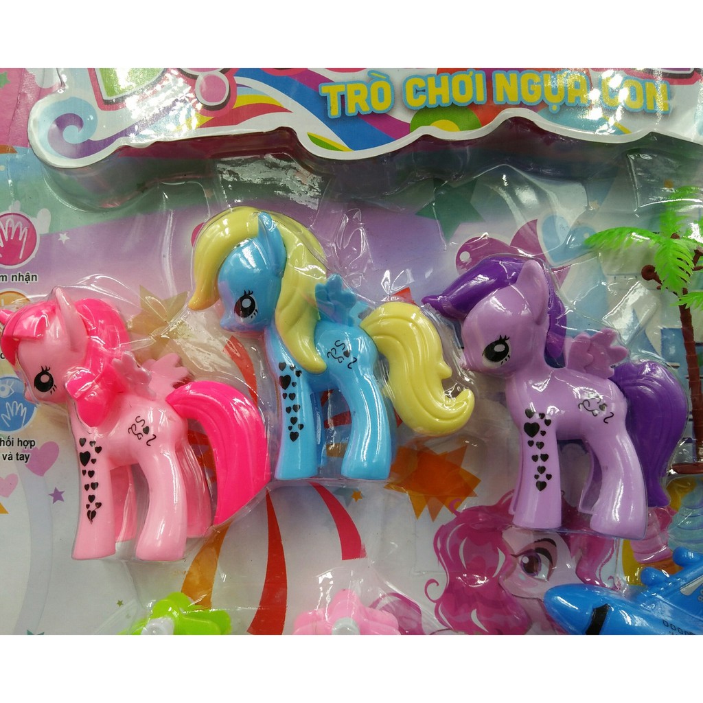 BỘ CÔNG VIÊN TRÒ CHƠI NGỰA PONY - Hàng tặng của sữa Nutifood | BigBuy360 - bigbuy360.vn