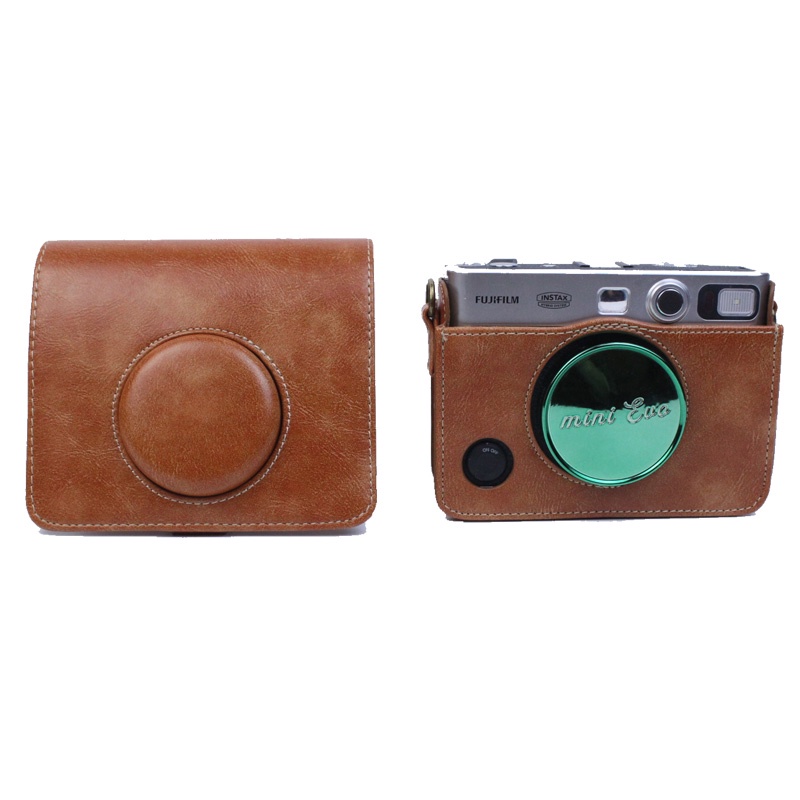 Bao Da PU Đựng Máy Ảnh Fujifilm Instax Mini Evo Evo Kèm Dây Đeo Vai