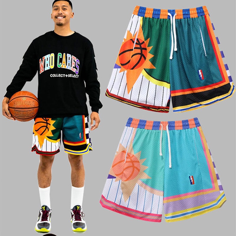 Quần Short Bóng Rổ NBA Curry Dáng Rộng Thời Trang Dành Cho Nam Giới